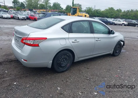 2015 Nissan Sentra S from USA, damaged, VIN 3N1AB7AP2FY229087